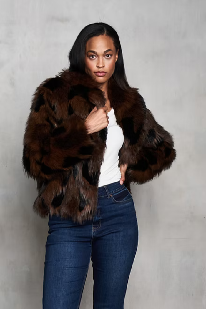 Faux Mink Jacket