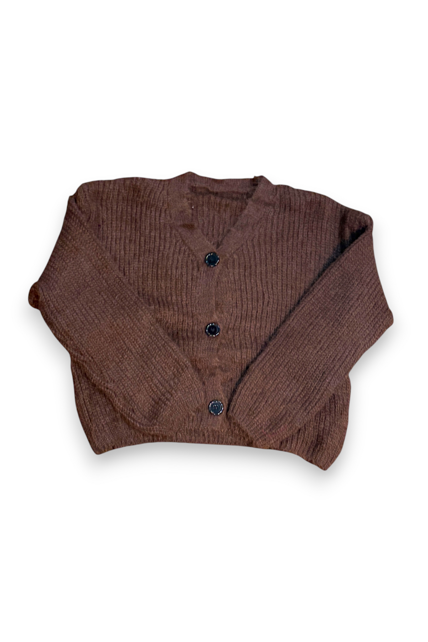 Loose Fit Fuzzy Cardigan