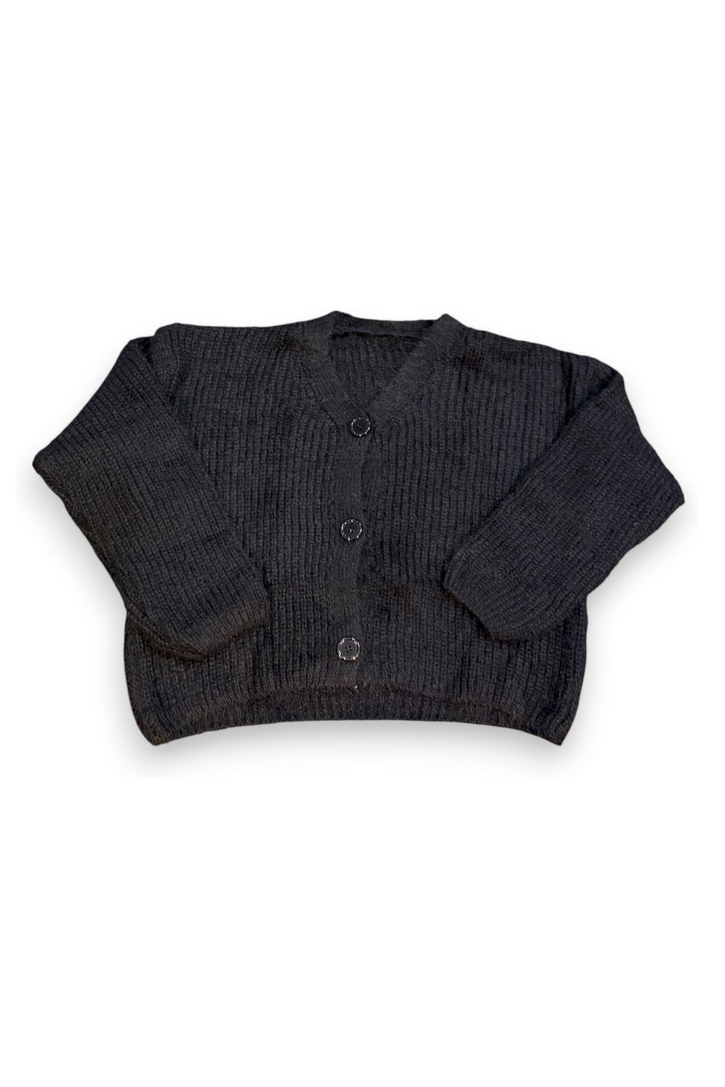 Loose Fit Fuzzy Cardigan