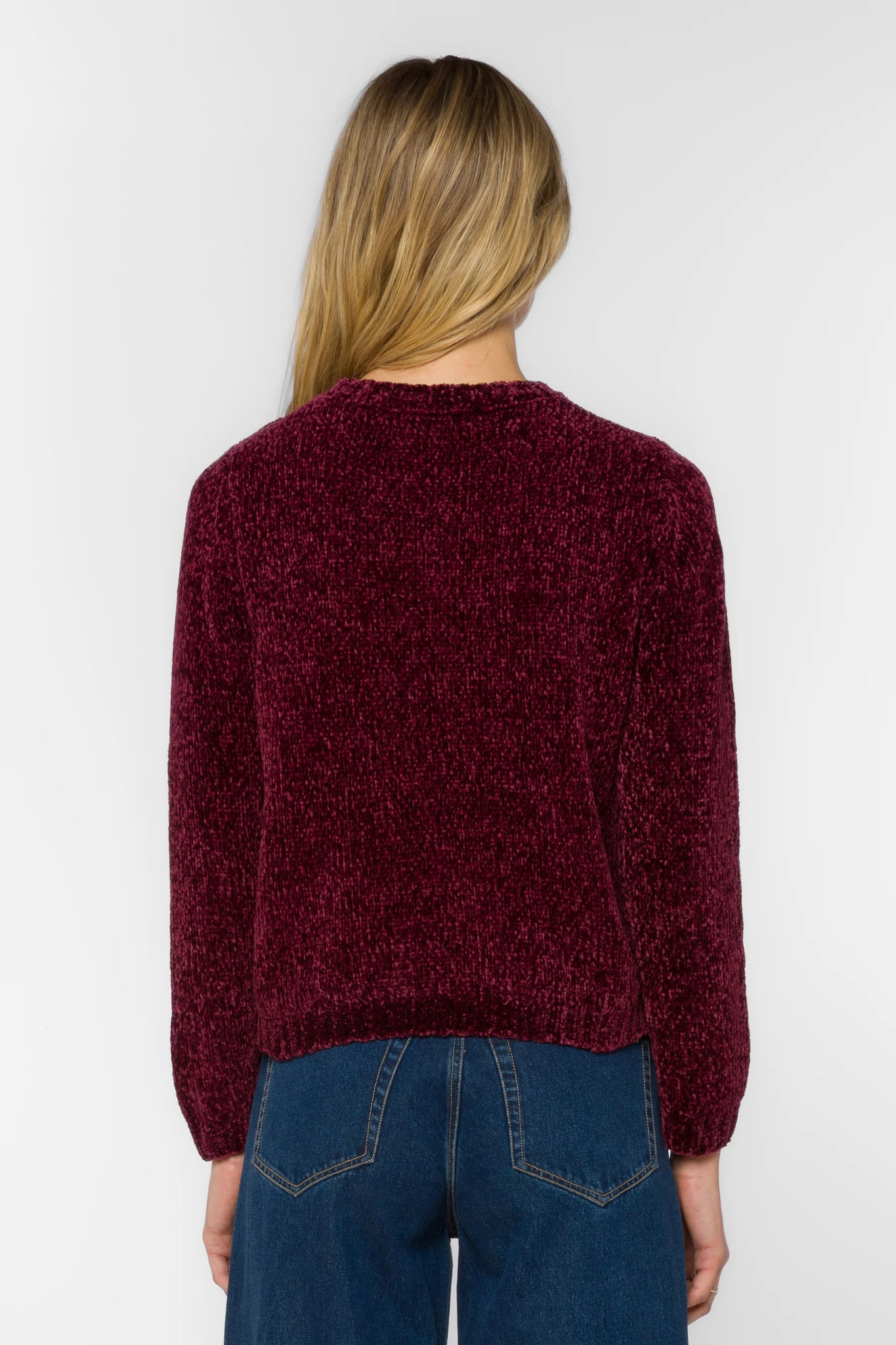 Corina Cabernet Sweater