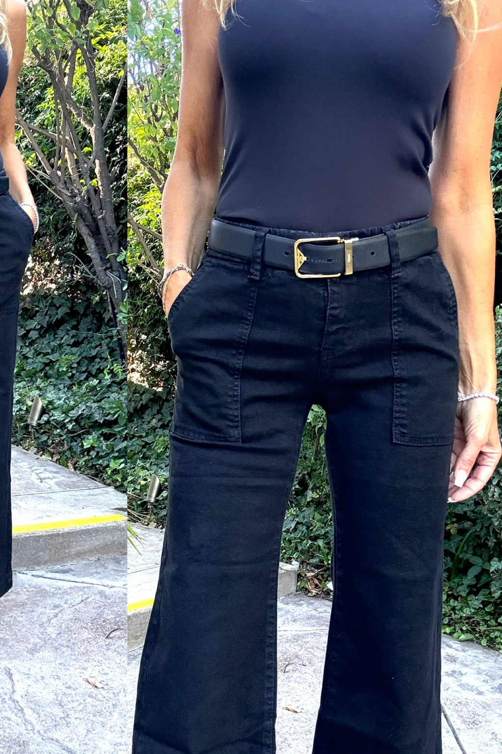 Bevy Eden - Light Blue/    Brown  /Black