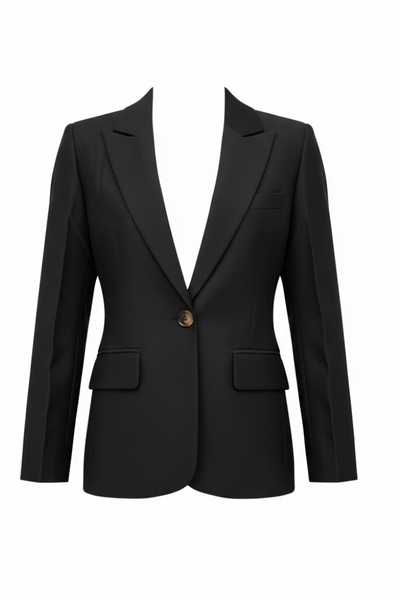 KAFFE Kaffe Blazer Single Breasted Notch Lapel Regular Fit Jetted