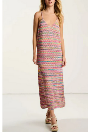 Lisa Todd Sun-Sational Knit Slip Dress in Bright Pop