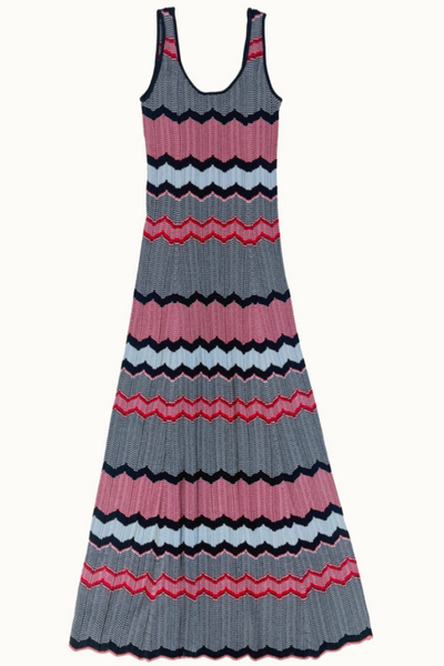 Valentina ZigZag Stripe Dress Gisele Tune Clothing Valentina ZigZag Stripe Dress Gisele Tune Clothing