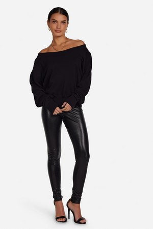 Bix Black Off-The-Shoulder Top – Gisele Tune Clothing