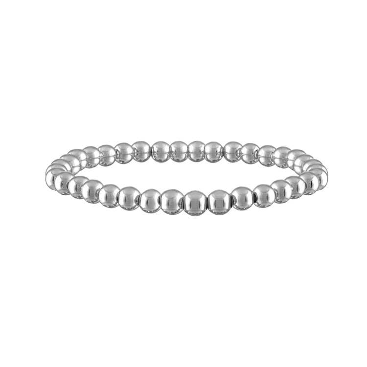 Build Your Own Stack Of Beaded Bracelets Made with Elastic