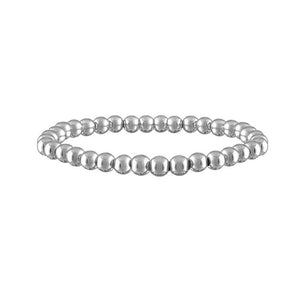 Build Your Own Stack Of Beaded Bracelets Made with Elastic