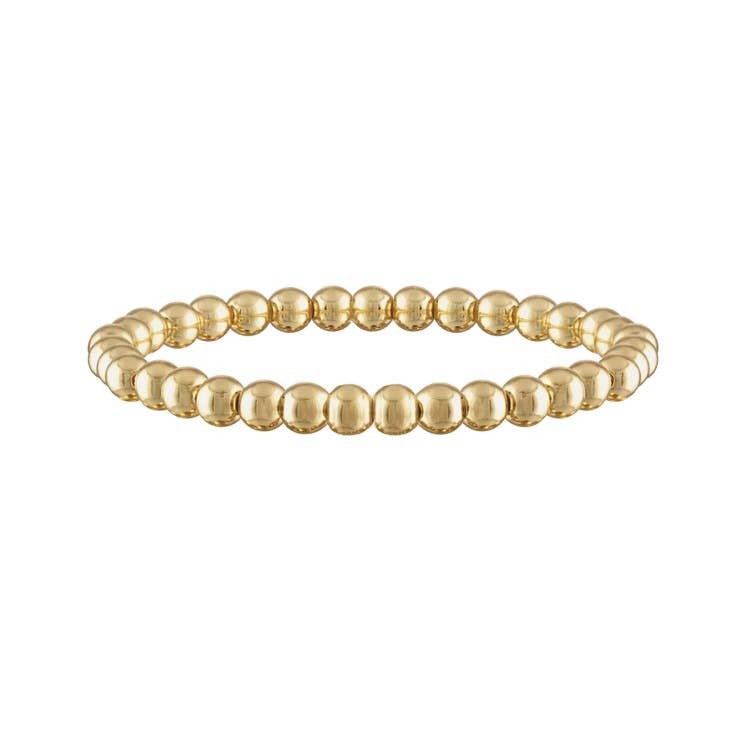 Build Your Own Stack Of Beaded Bracelets Made with Elastic