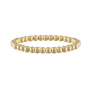Build Your Own Stack Of Beaded Bracelets Made with Elastic