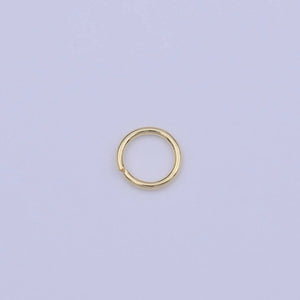 16K Gold Filled 5mm x 0.6mm Assorted Open Jump Ring Jewelry Supply | B-605