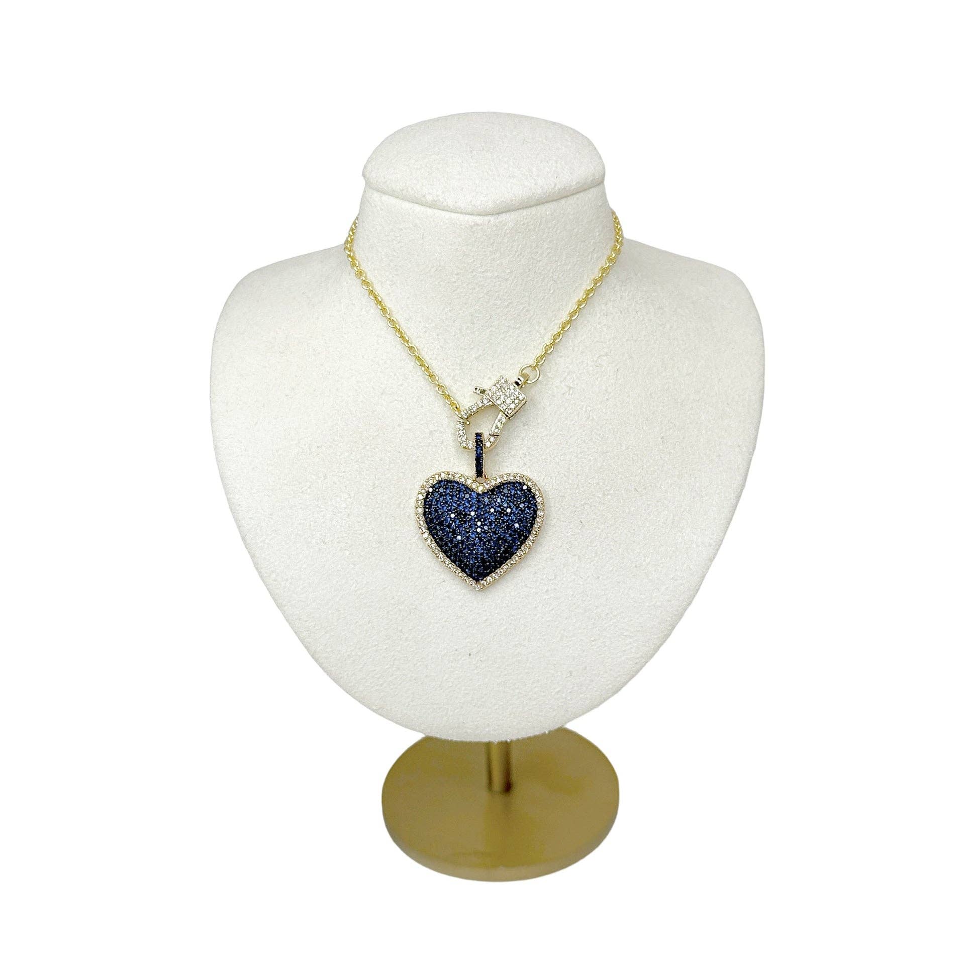 Rachael Mini Pave Clasp Necklace