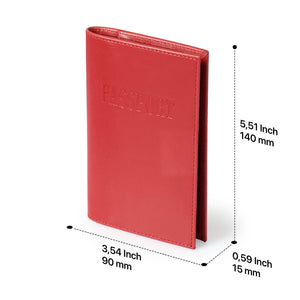 Otto Angelino Slim Passport Wallet with RFID Blocking, Leath