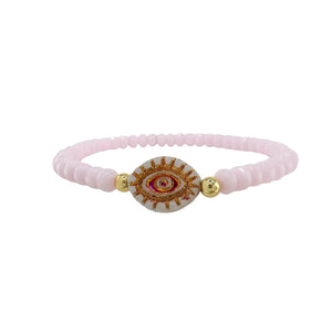 Harper Gemstone Evil Eye Bracelet