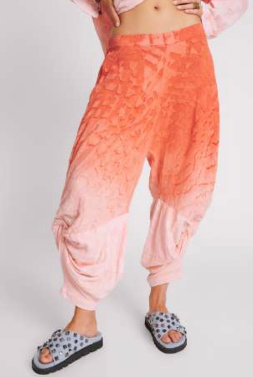 Hand Painted Sunset Muslin Gypsy Pant