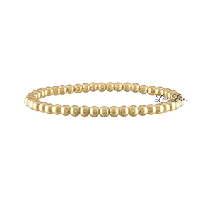 Build Your Own Stack Of Beaded Bracelets Made with Elastic