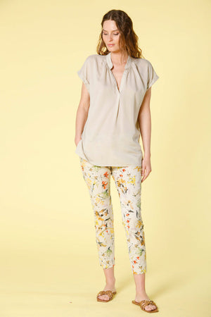Adele MM woman's short sleeve shirt in tencel