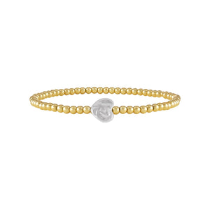 Isla Pearl Heart Anklet