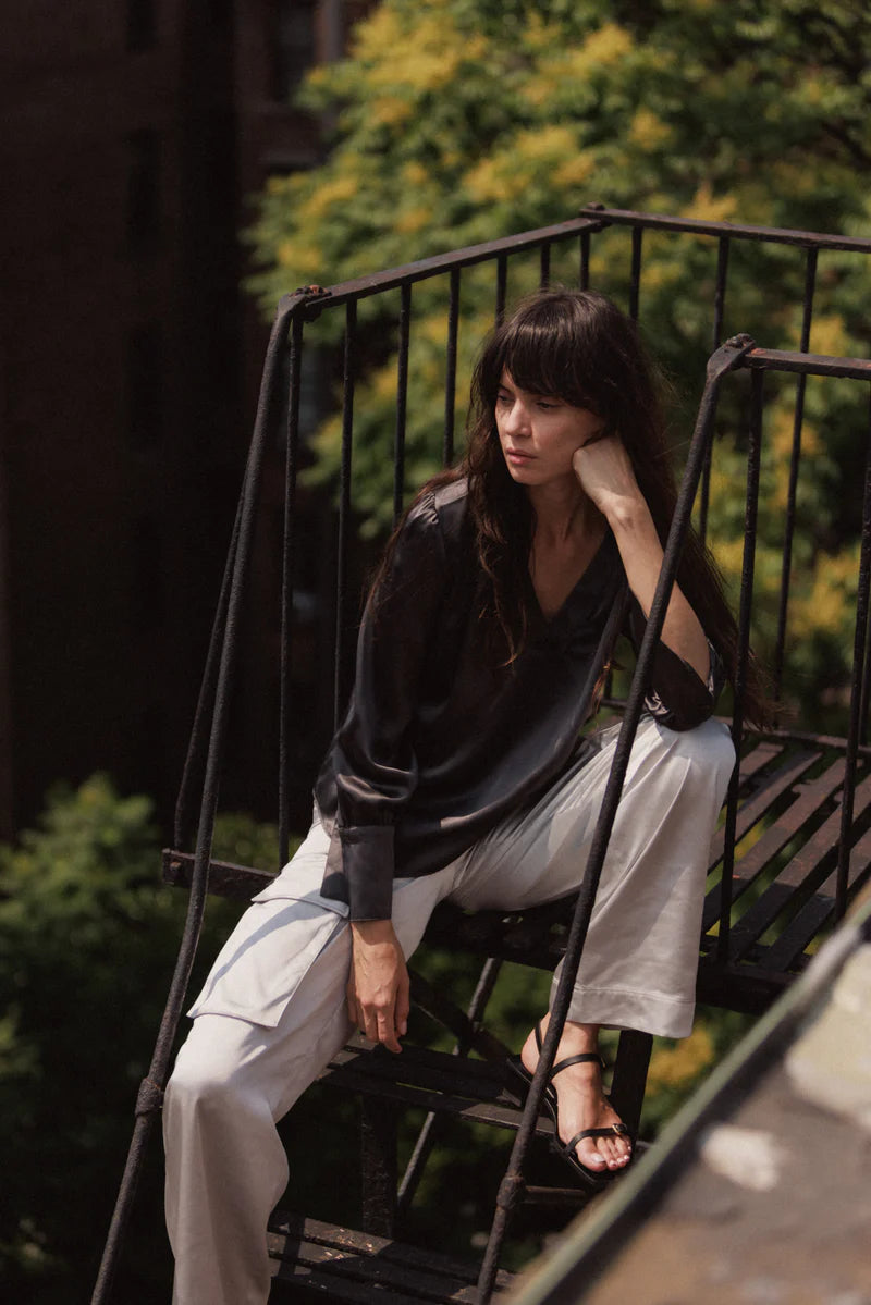Cargo Pant in Silver