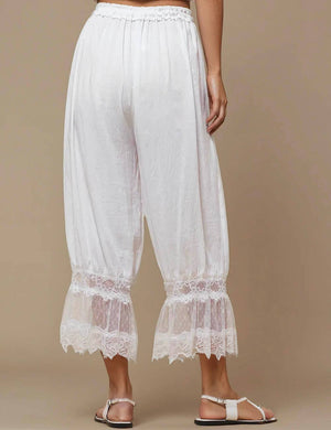 Ladies V-Neck Lace String Tie Pants SKP51298