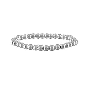 5mm Gold and Silver Beaded Bracelet