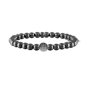 Camryn's Stretch Pave Ball Bracelet