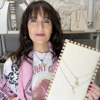Rachael Mini Pave Clasp Necklace