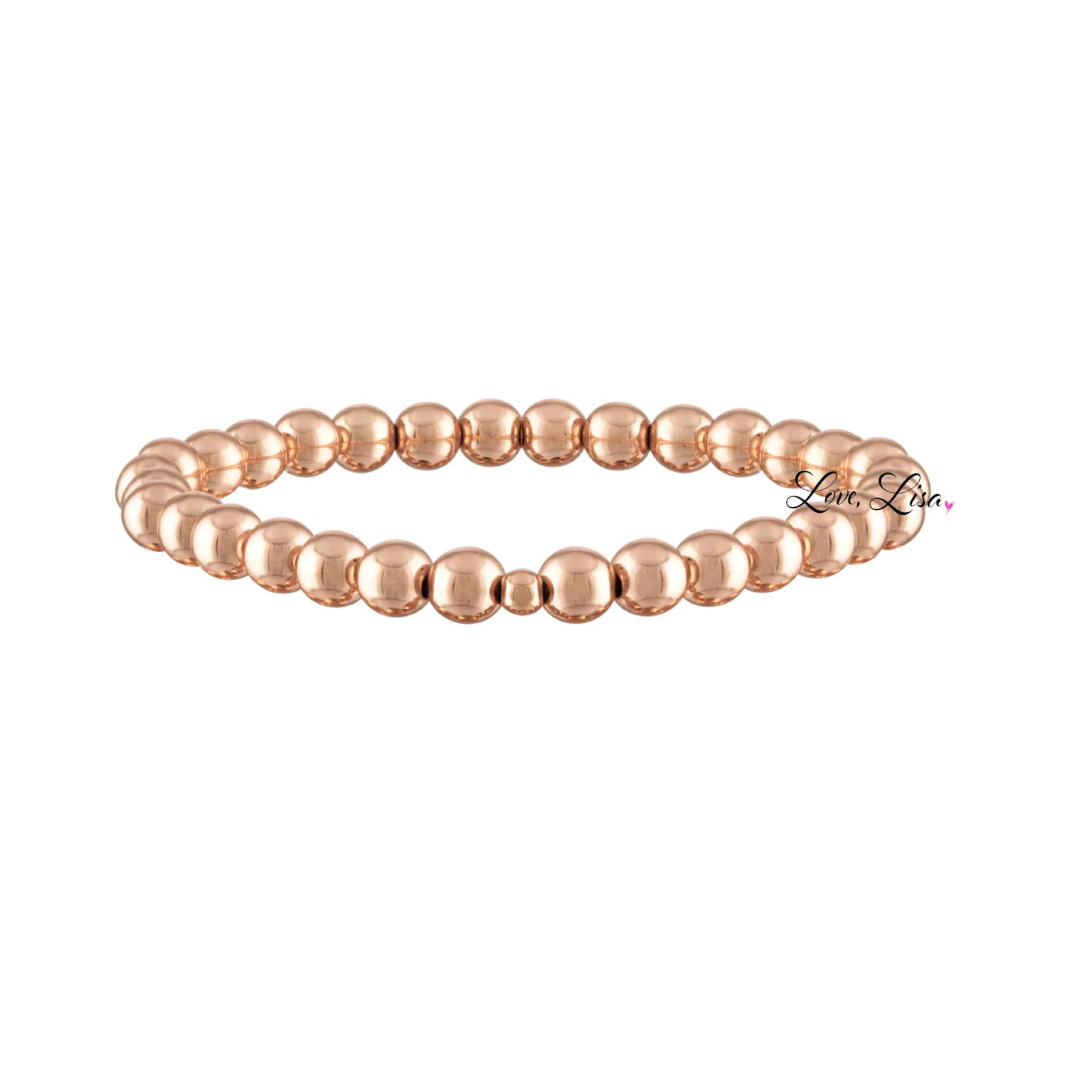 Build Your Own Stack Of Beaded Bracelets Made with Elastic