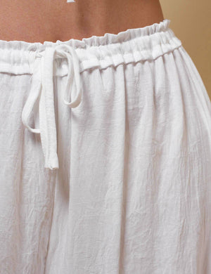 Ladies V-Neck Lace String Tie Pants SKP51298
