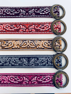 Paisley Please Belt-Gold/Yellow