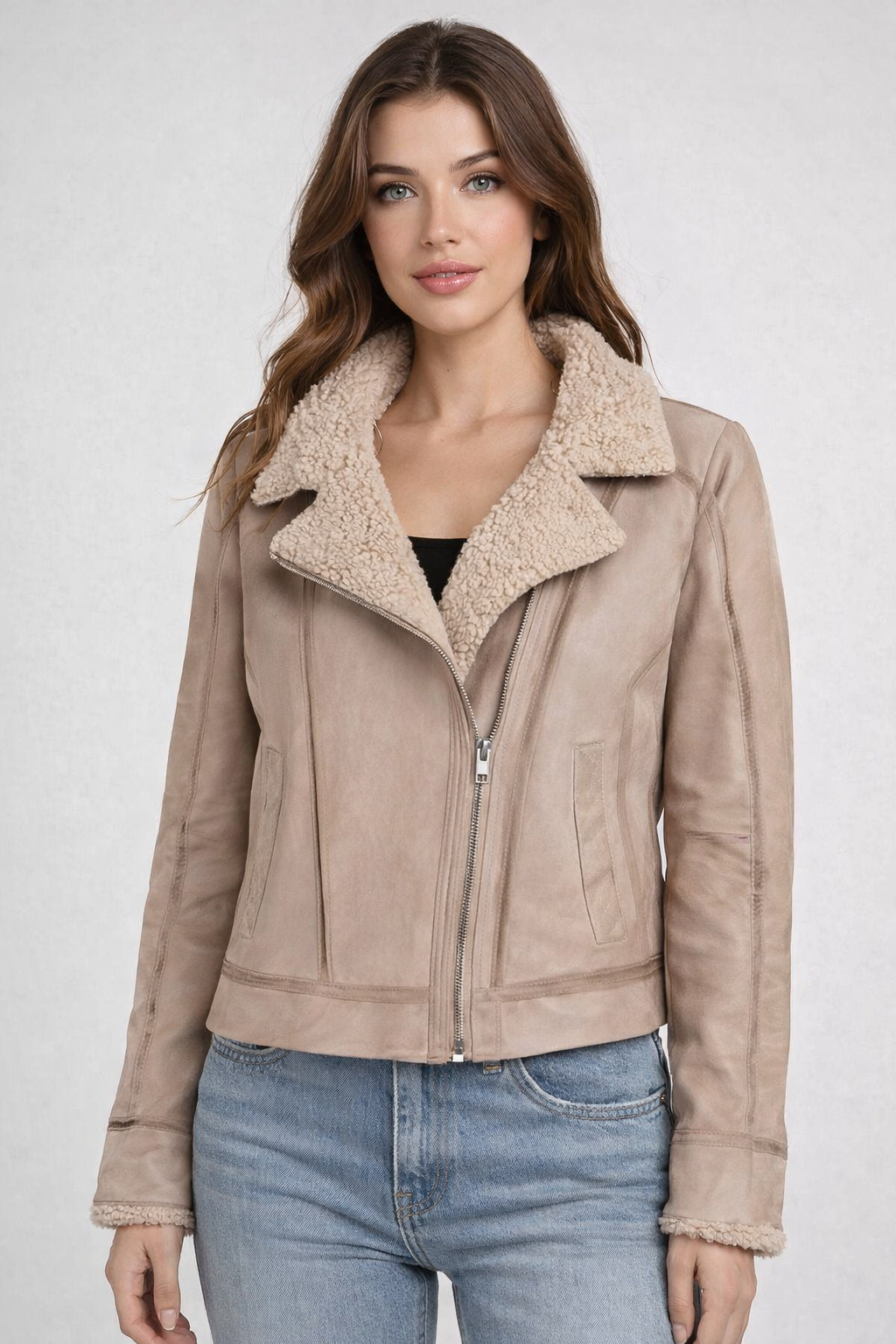 Rila CF Leather Jacket – Gisele Tune Clothing