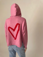 Heart hoodie sweater