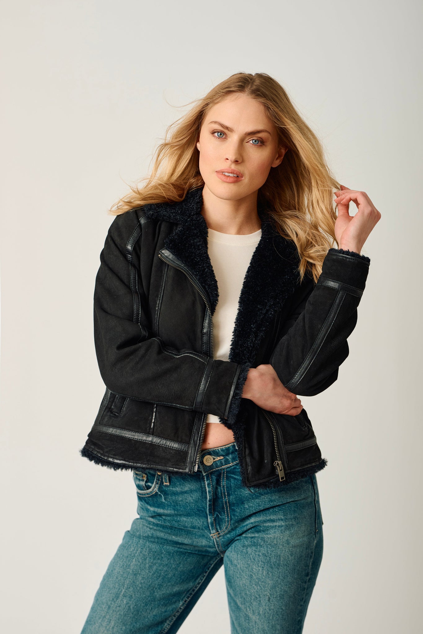 Rila CF Leather Jacket – Gisele Tune Clothing