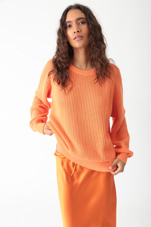 Chloe Cotton Sweater color Tang