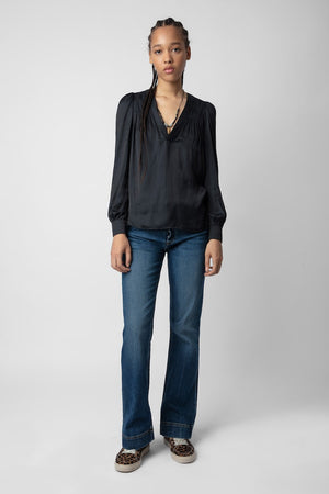 Zadig & Voltaire Telia Satin Blouse