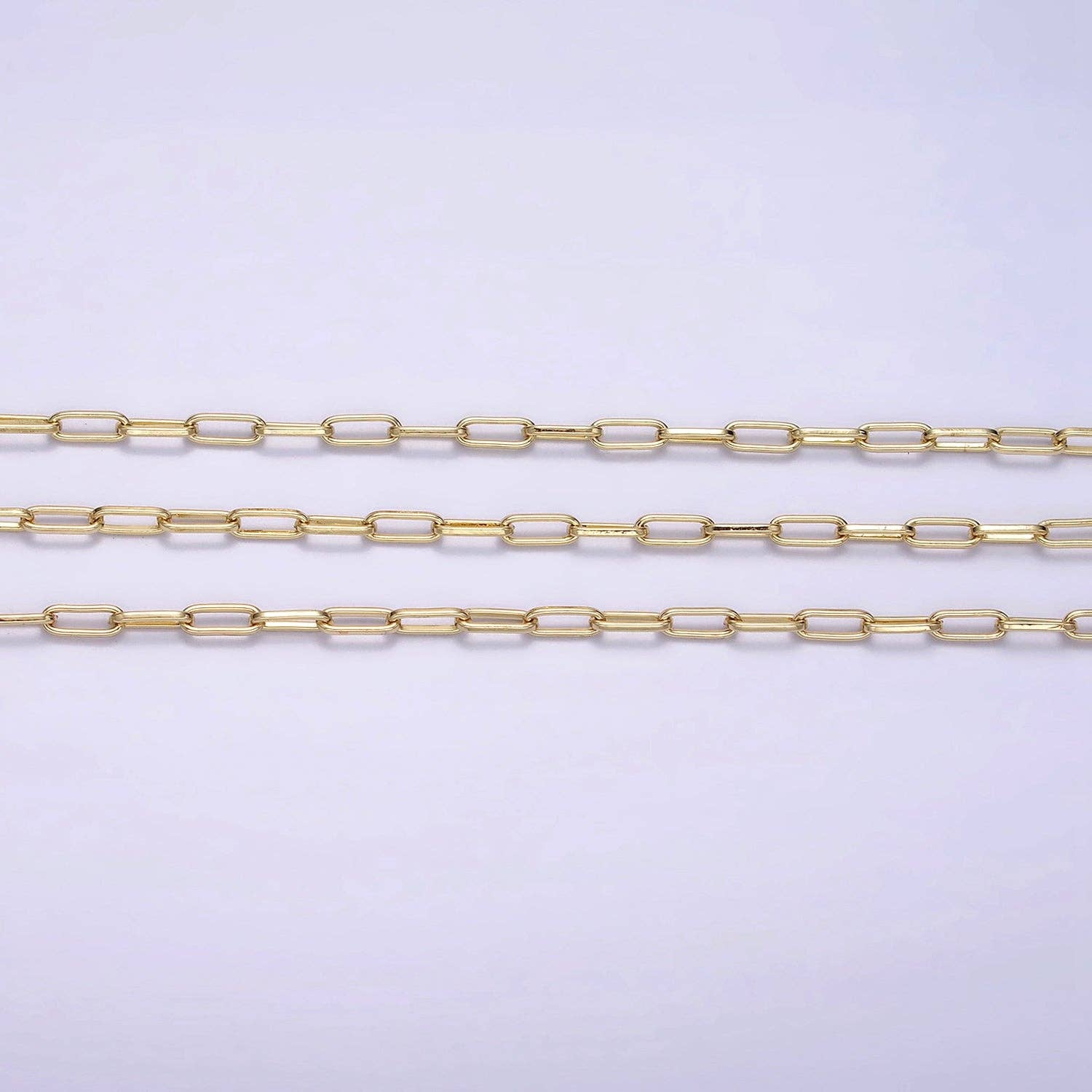 16"/18"/20" 2.3mm Paperclip Layering Chain Necklace