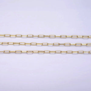 16"/18"/20" 2.3mm Paperclip Layering Chain Necklace