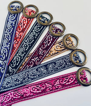 Paisley Please Belt-Gold/Yellow