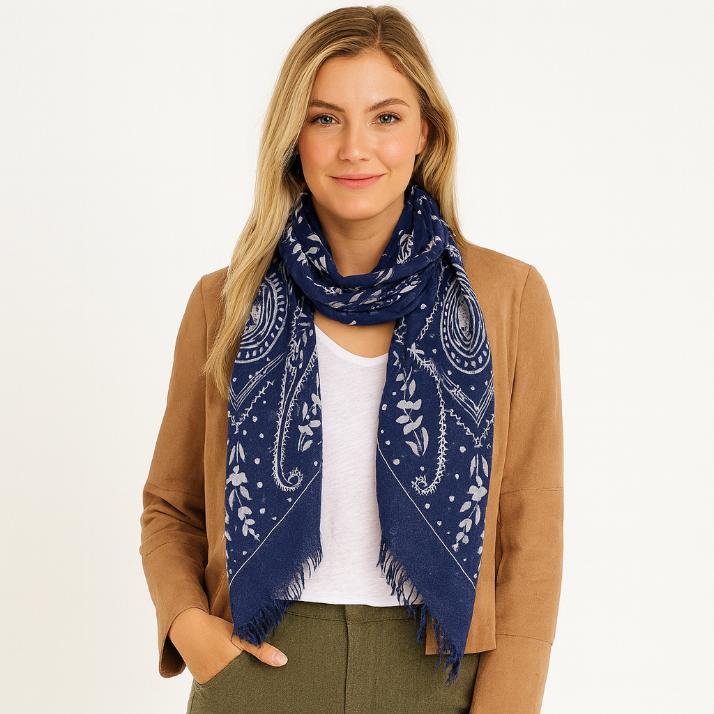 Cashmere Paisley Scarf