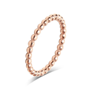 Stainless Steel Beaded Spacer Ring