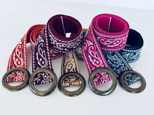 Paisley Please Belt-Gold/Yellow