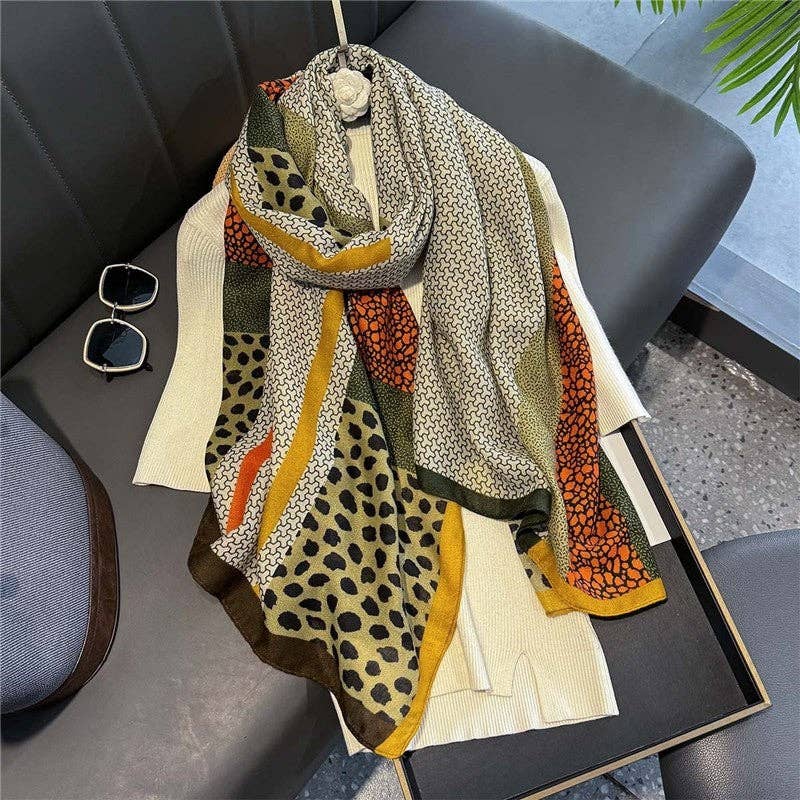 Printed   Square Scarf