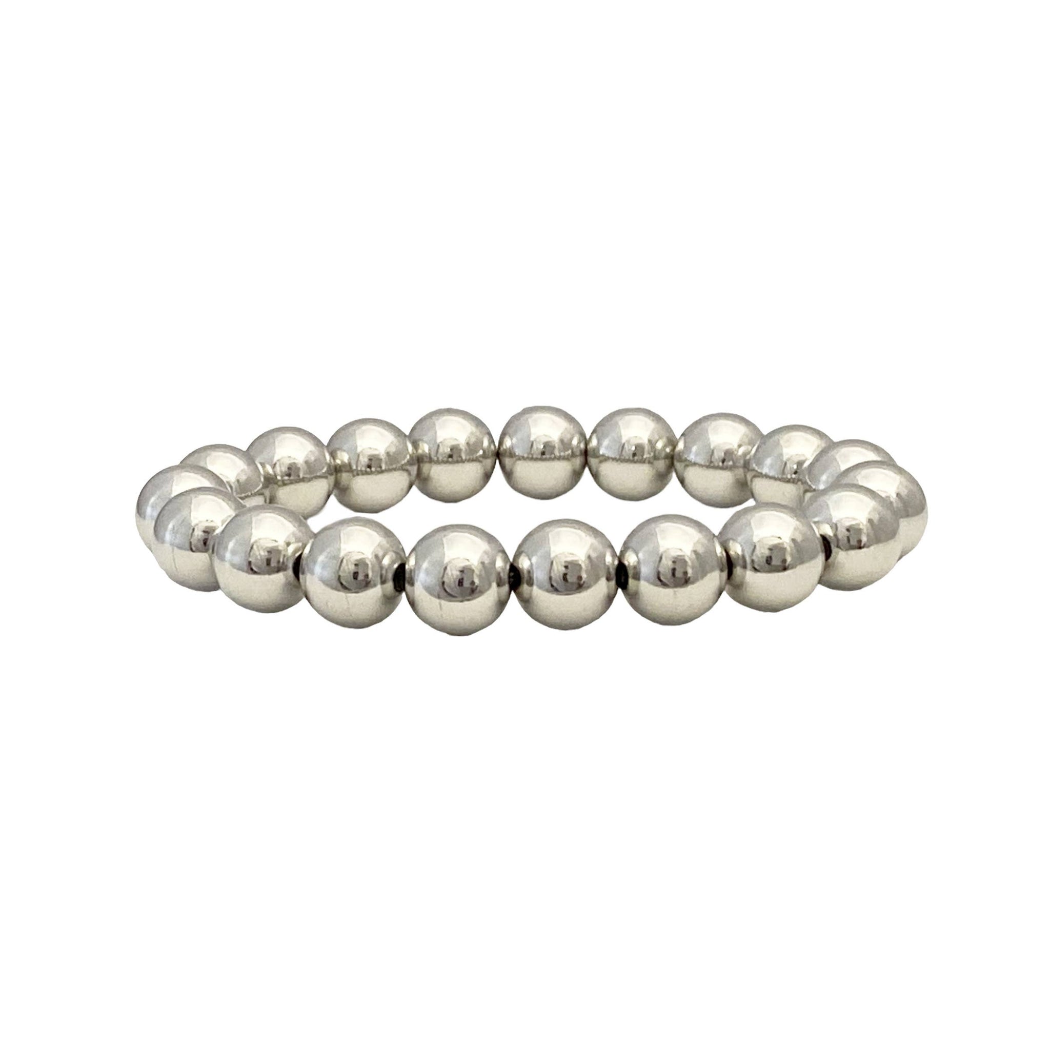 Build Your Own Stack Of Beaded Bracelets Made with Elastic