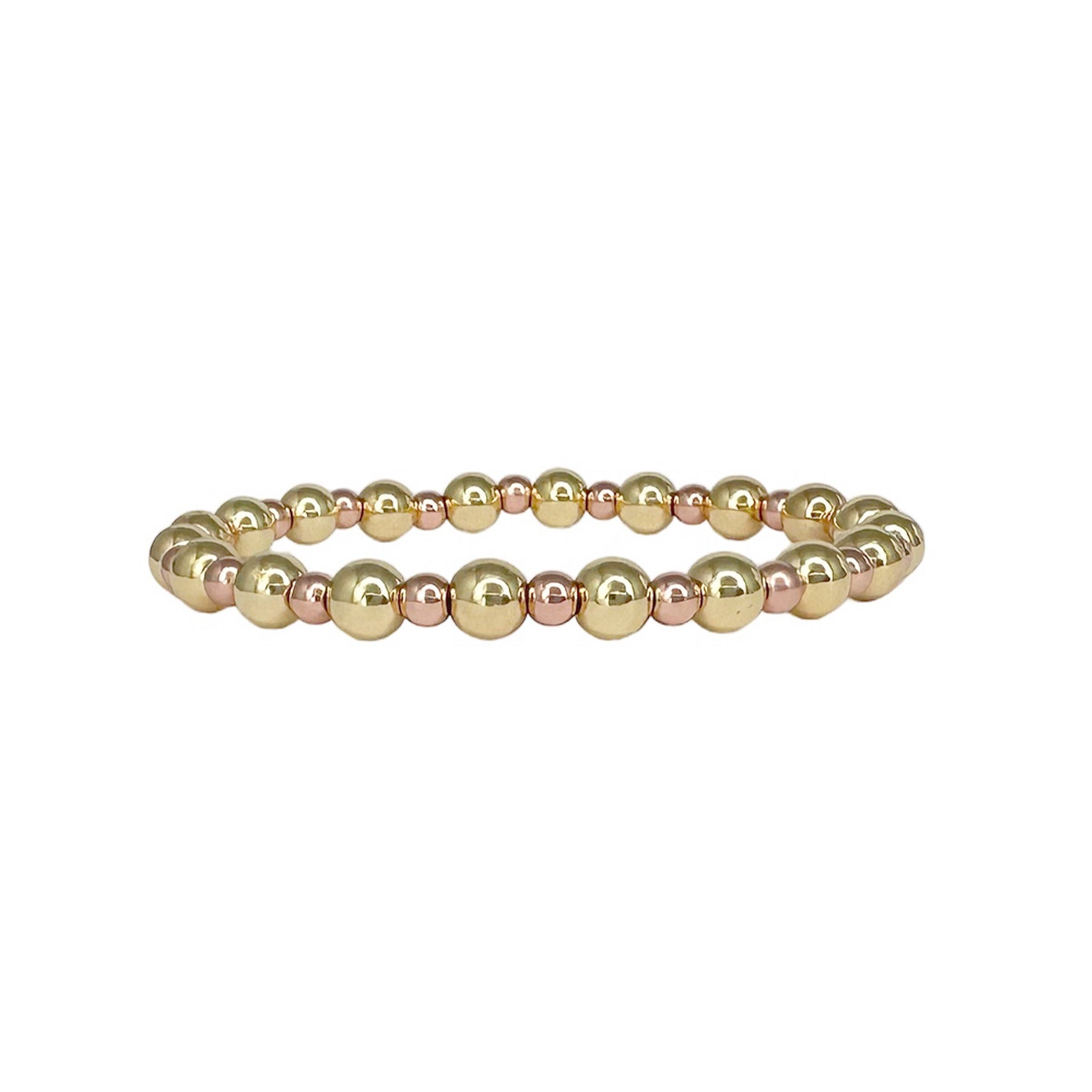 Stacy Plain Beaded Stretch Bracelet