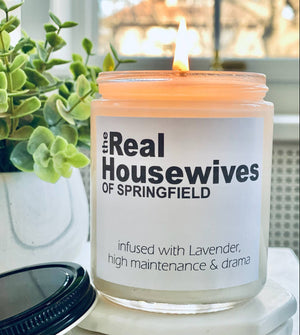The Real Housewives custom candle