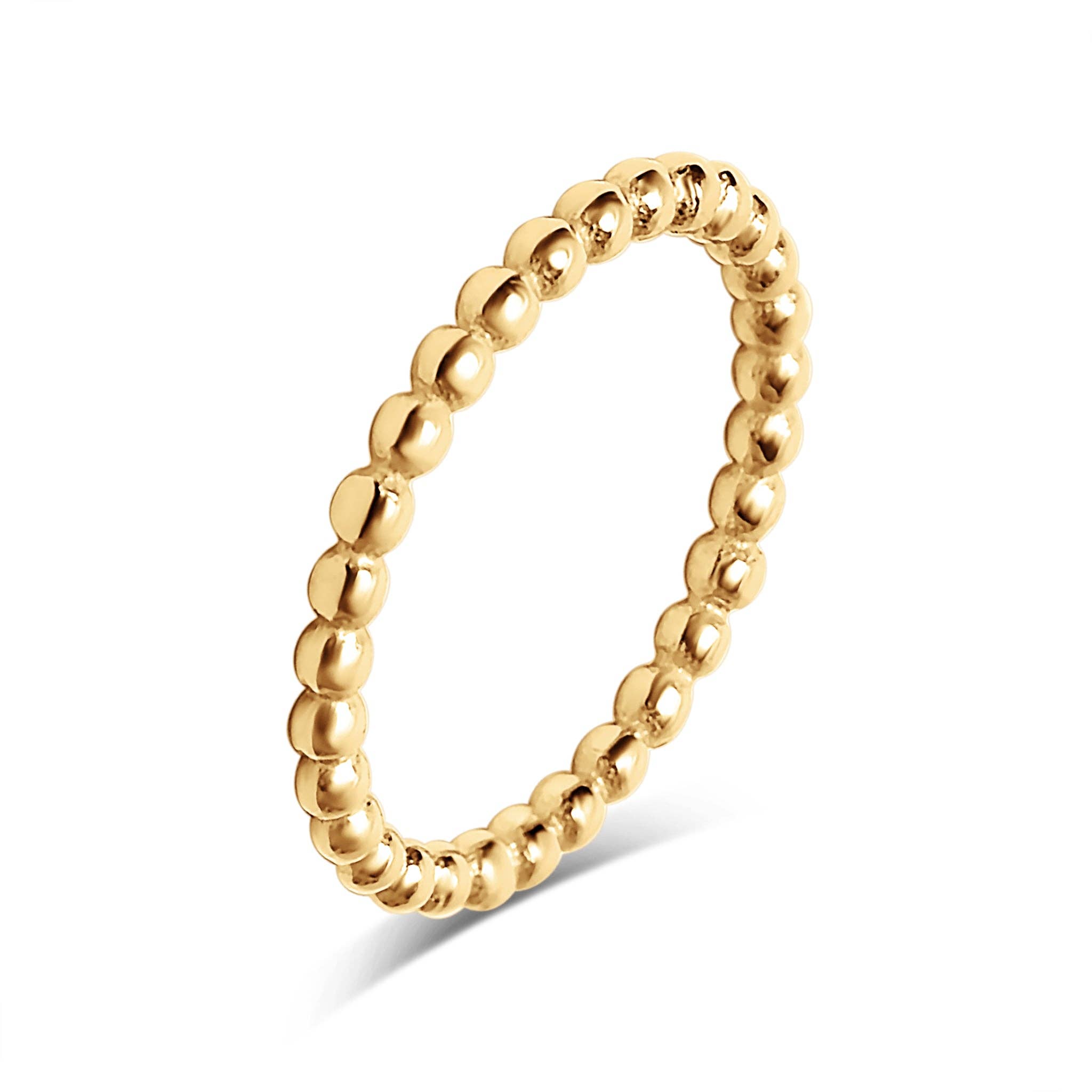 Stainless Steel Beaded Spacer Ring