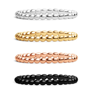 Stainless Steel Beaded Spacer Ring