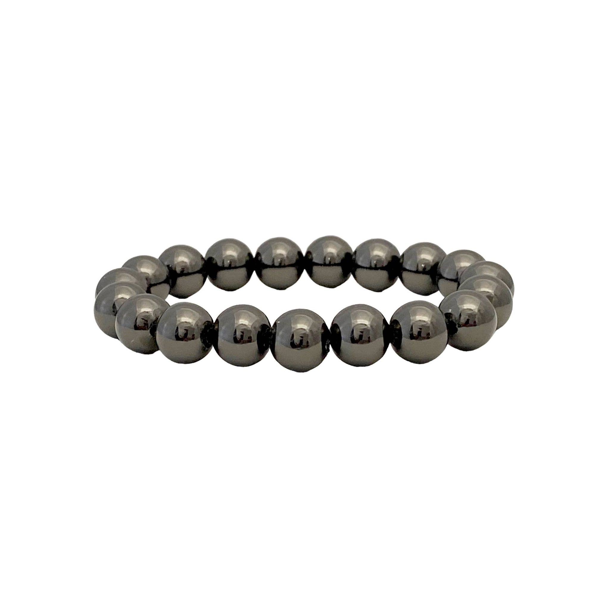 Build Your Own Stack Of Beaded Bracelets Made with Elastic