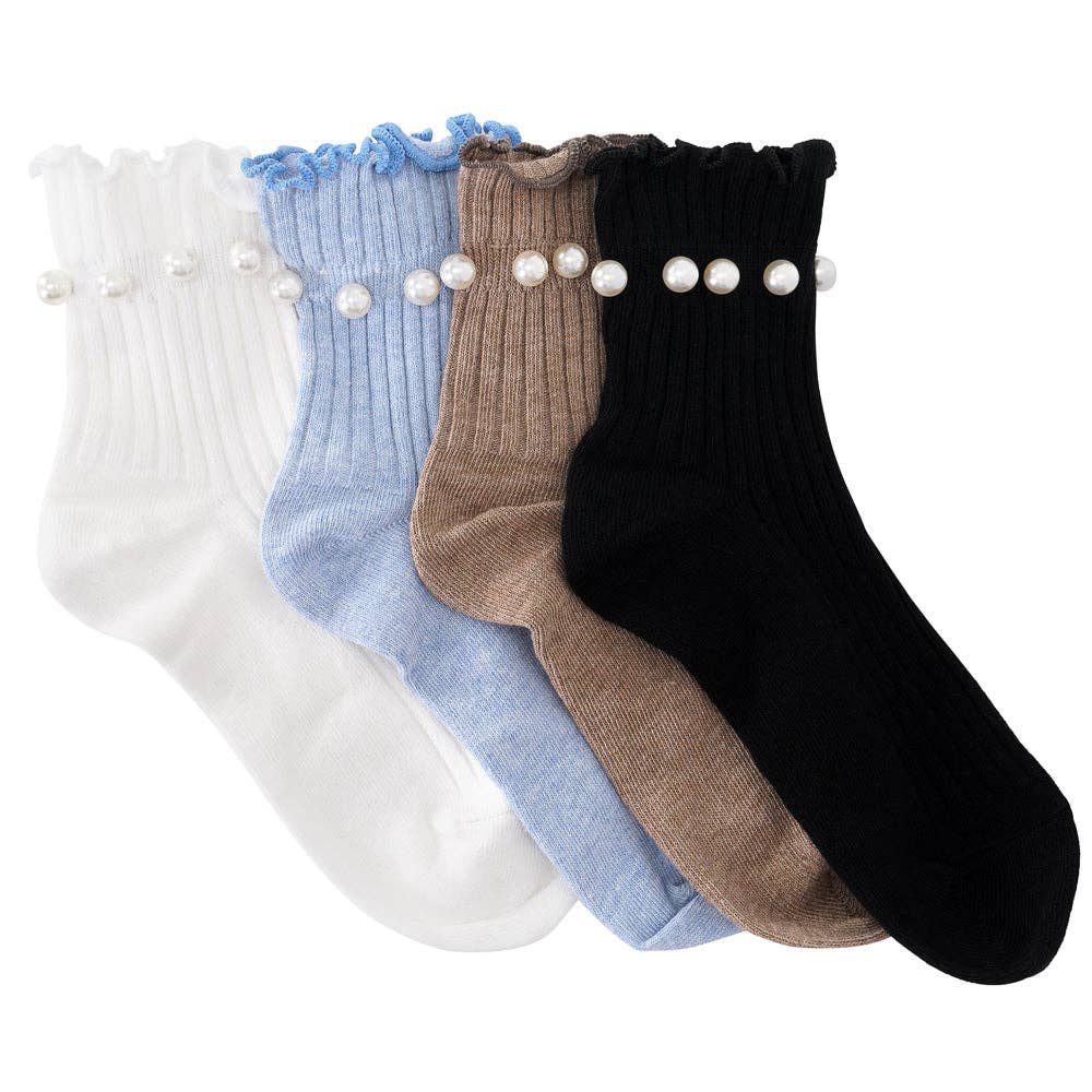 FRILL PEARL SOCKS