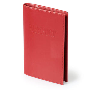 Otto Angelino Slim Passport Wallet with RFID Blocking, Leath