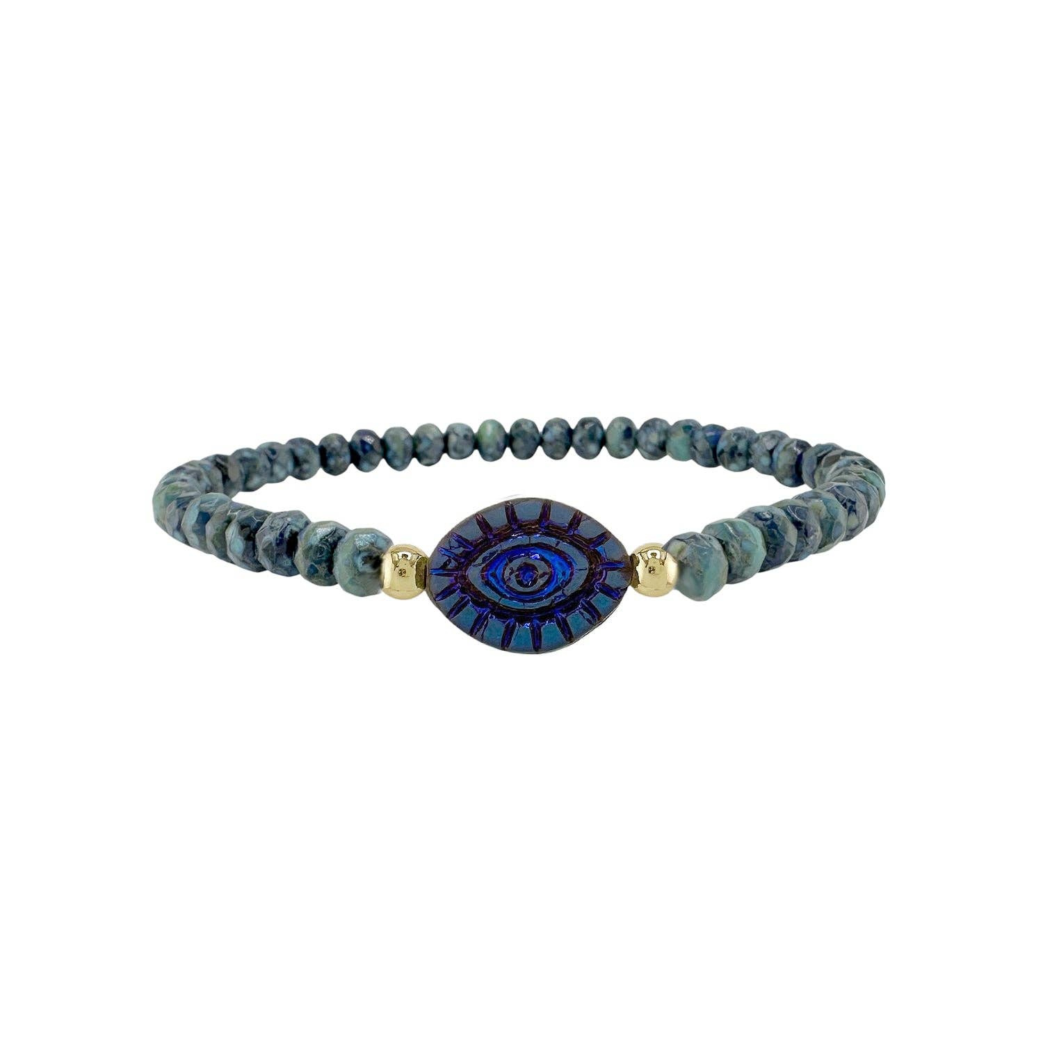 Harper Gemstone Evil Eye Bracelet
